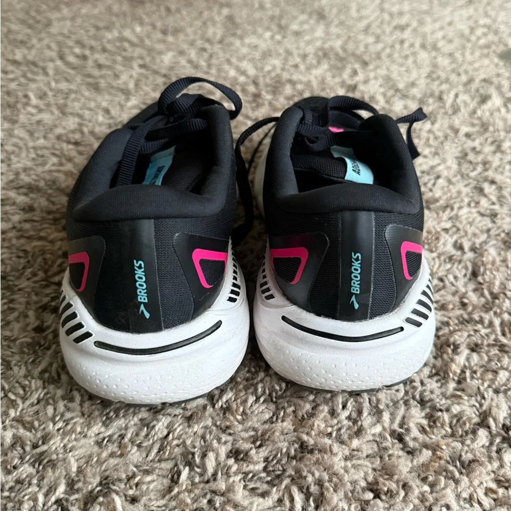Brooks Women's Running Shoes - Black with Pink & Teal Accents - Picture 6 of 7